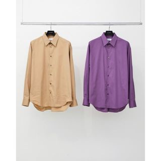 ジョンローレンスサリバン(JOHN LAWRENCE SULLIVAN)のLITTLEBIG 19aw over L/S shirt purple(シャツ)