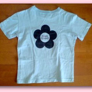 マリークワント(MARY QUANT)の送料無料★マリークヮントMARYQUANTデイジーロゴプリントTシャツ水色系(Tシャツ(半袖/袖なし))