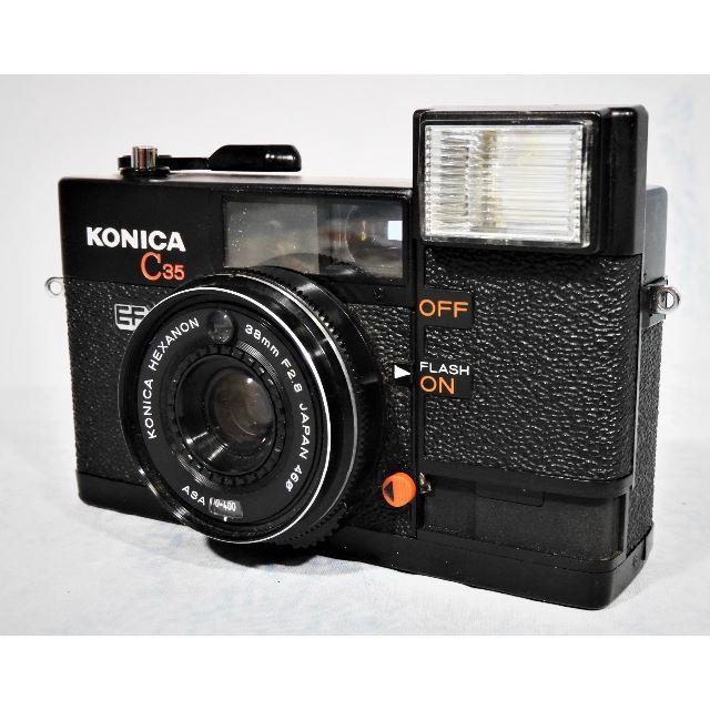 KONICA MINOLTA(コニカミノルタ)のピッカリコニカ！「KONICA C35 EF」完動品！ スマホ/家電/カメラのカメラ(フィルムカメラ)の商品写真