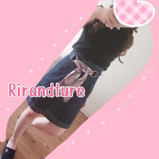 リランドチュール(Rirandture)の人気商品 ♡ スカーフ付き 可愛い お洒落 あざとい 男ウケ 上司ウケ S(ミニスカート)