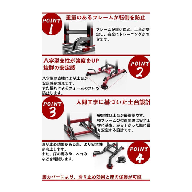 トレーニング用品ぶら下がり健康器 懸垂マシン チンニングスタンド 2019改良強化版