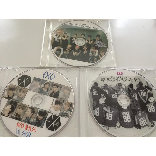 EXO(エクソ)のEXO DVD 3枚組　 エンタメ/ホビーのDVD/ブルーレイ(ミュージック)の商品写真