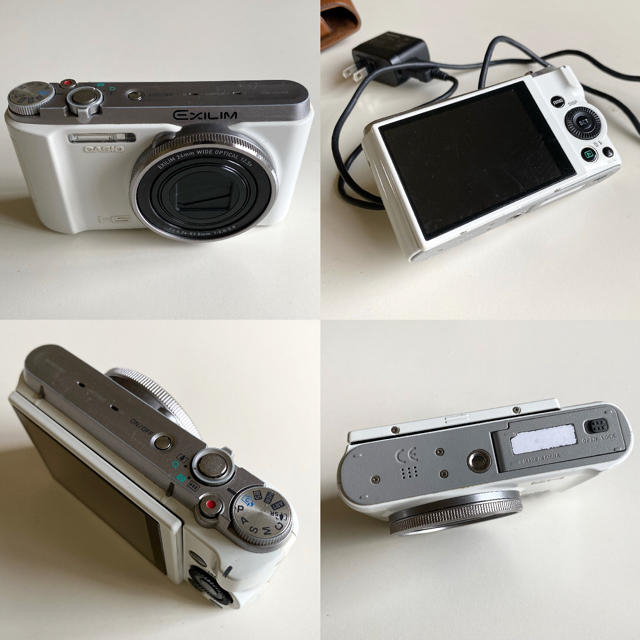 CASIO(カシオ)のCASIO デジカメ EX-ZR1000 ➕本革カメラケース スマホ/家電/カメラのカメラ(コンパクトデジタルカメラ)の商品写真