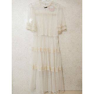 ドットアンドストライプスチャイルドウーマン(Dot&Stripes CHILDWOMAN)のDot&stripes CHILDWOMAN  チュールワンピース(ロングワンピース/マキシワンピース)