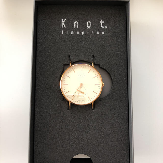 KNOT(ノット)のknot 腕時計 ローズゴールド×アイボリー 36mm レディースのファッション小物(腕時計)の商品写真