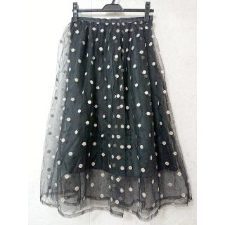 ドットアンドストライプスチャイルドウーマン(Dot&Stripes CHILDWOMAN)のDot&stripes CHILDWOMAN  ドットチュールスカート(ロングスカート)