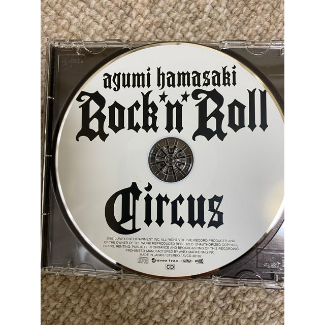 浜崎あゆみ　アルバム　rock’n roll circus  エンタメ/ホビーのCD(ポップス/ロック(邦楽))の商品写真