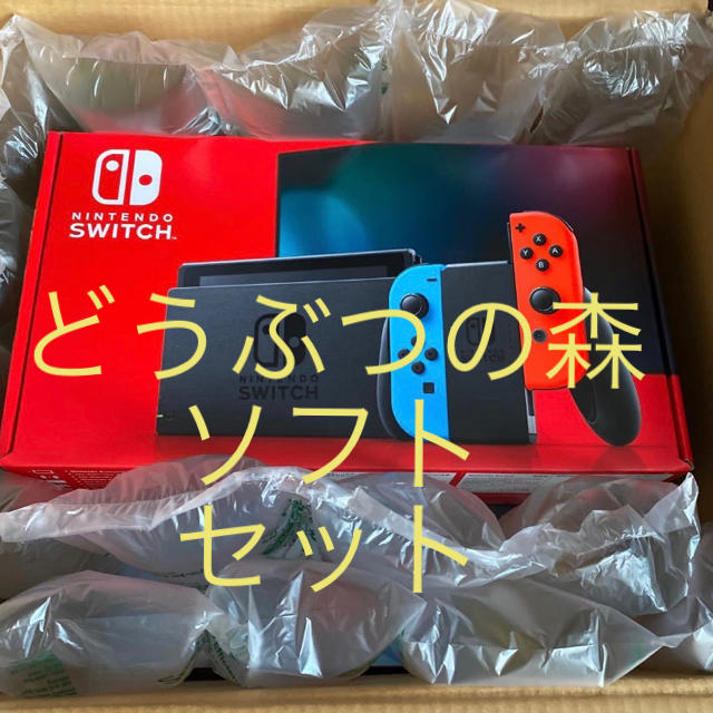 Nintendo Switch - どうぶつの森セット Nintendo switch ネオン 新品未開封 任天堂