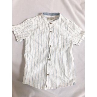 ザラキッズ(ZARA KIDS)のzaraキッズスタンドネックシャツ(ブラウス)