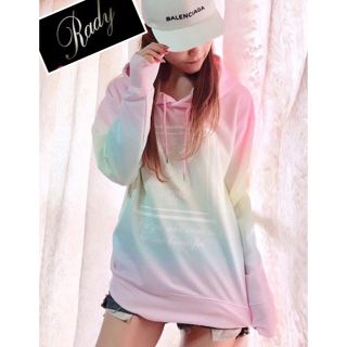 レディー(Rady)の春色♡ Rady レディー レインボー パーカー フーディ武藤静香 完売 ♡(パーカー)