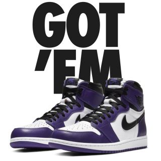 ナイキ(NIKE)のNIKE AIR JORDAN COURT PURPLE(スニーカー)