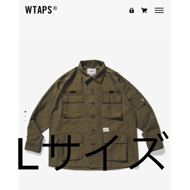 20ss wtaps JUNGLE LS 01 SHIRT. COTTON