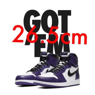 ナイキ(NIKE)のNIKE AIR JORDAN 1 Court purple(スニーカー)