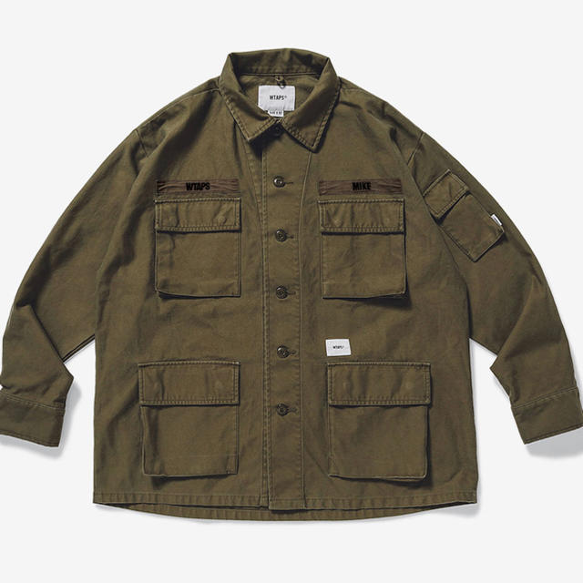 WTAPS 20SS JUNGLE LS 01 SHIRT. COTTON.