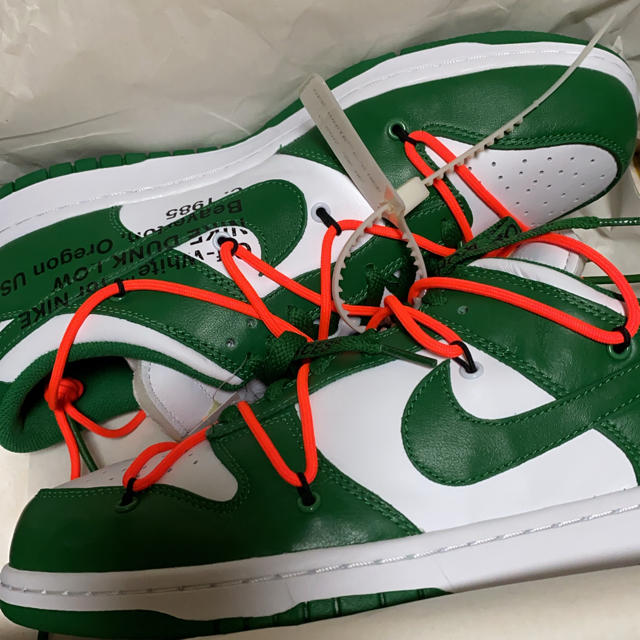 off-white Nike dunk low pine green 28.5