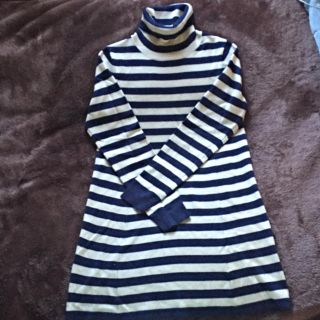 マウジー(moussy)のmoussyボーダーワンピース(ミニワンピース)