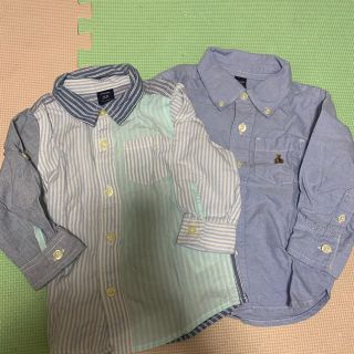 ベビーギャップ(babyGAP)の【新品未使用】2枚セット！Baby GAP 90 シャツ(ブラウス)