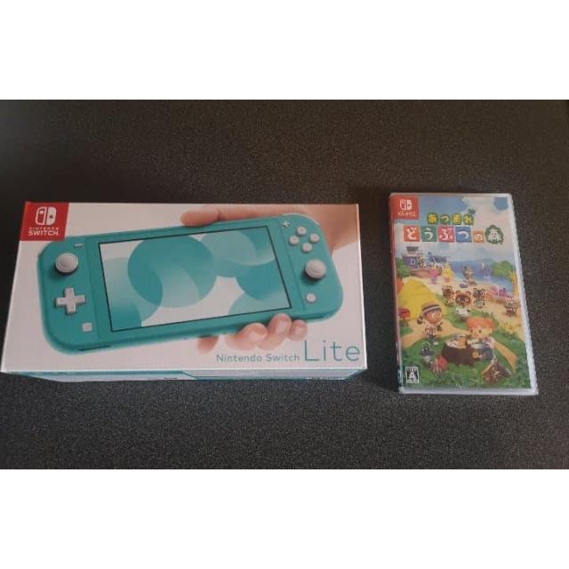 任天堂【即日発送】Nintendo Switch Lite ターコイズ+どうぶつの森