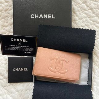 シャネル(CHANEL)のCHANEL シャネル キーケース ピンク(キーケース)