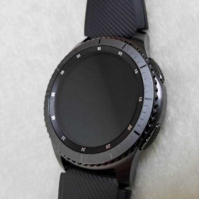 SAMSUNG(サムスン)のGalaxy Gear S3 frontier 国内正規品　(社外バンド2種付属 メンズの時計(腕時計(デジタル))の商品写真