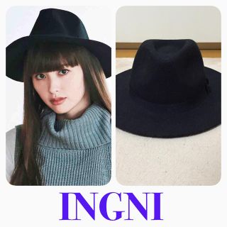 イング(INGNI)のINGNI♡フェルト中折れハット(ハット)