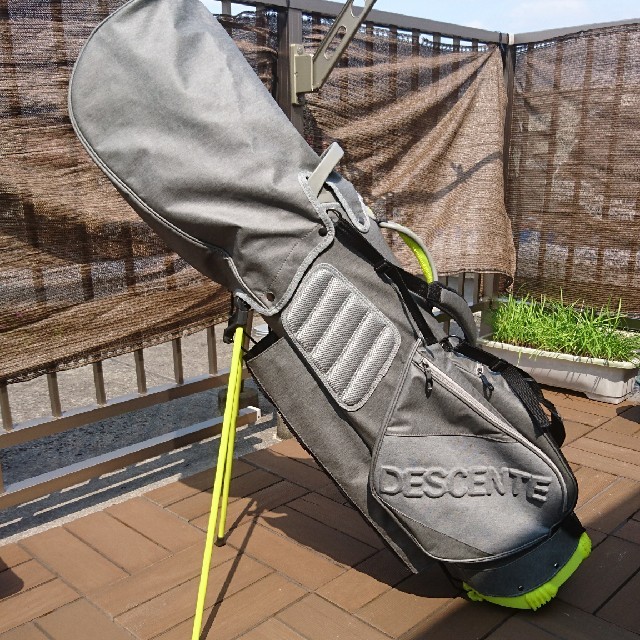 DESCENTE GOLF デサントゴルフ スタンド式 キャディバッグ ブランド品 ...