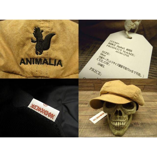 新品 ANIMALIA アニマリア 18SS ブーニー キャスケット 59cm メンズの帽子(キャスケット)の商品写真