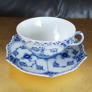 ロイヤルコペンハーゲン(ROYAL COPENHAGEN)のロイヤルコペンハーゲン フルレース ティーカップ used(食器)