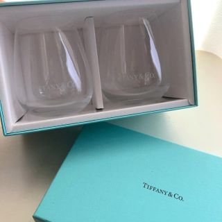 ティファニー(Tiffany & Co.)の新品　未使用　ティファニー　ペアグラス　TIFFANY&Co.(グラス/カップ)