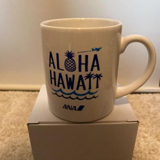 エーエヌエー(ゼンニッポンクウユ)(ANA(全日本空輸))の【再値下げ】ANA ハワイ　マグカップ　未使用品　FLYING HONU就航記念(航空機)