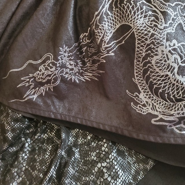 QutieFrash チュニック ファイヤーマン ミリタリー シルバー ブラック レディースのトップス(チュニック)の商品写真