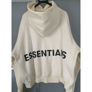 フィアオブゴッド(FEAR OF GOD)のFOG ESSENTIALS パーカー クリーム色(パーカー)