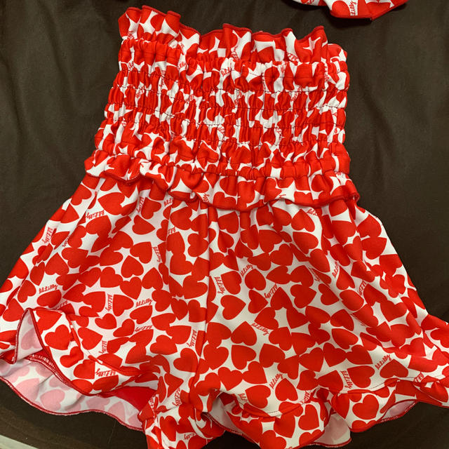 lilLilly(リルリリー)のlilLilly 赤　水着 レディースの水着/浴衣(水着)の商品写真