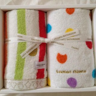 ツモリチサト(TSUMORI CHISATO)のツモリチサト 未使用ハンドタオル2枚組(ハンカチ)