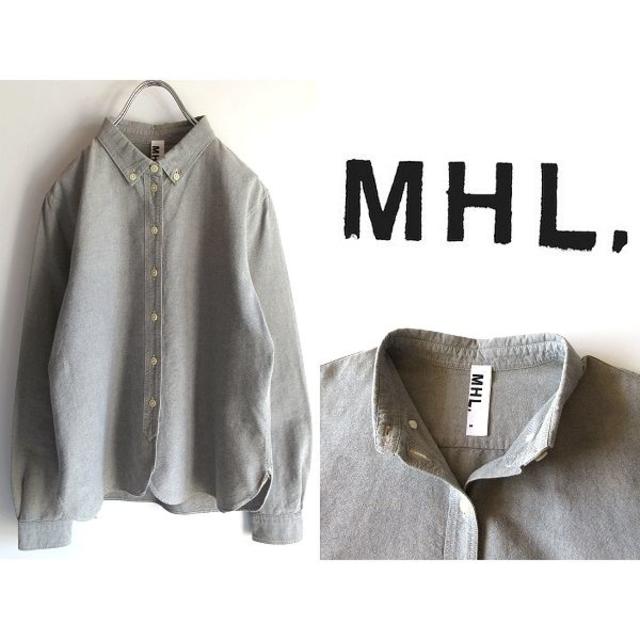 MARGARET HOWELL(マーガレットハウエル)のまねきねこ様専用　MHL. コットンオックスフォード BDシャツ Ⅲ レディースのトップス(シャツ/ブラウス(長袖/七分))の商品写真