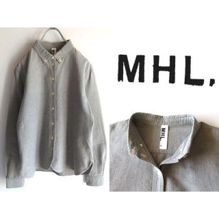 マーガレットハウエル(MARGARET HOWELL)のまねきねこ様専用　MHL. コットンオックスフォード BDシャツ Ⅲ(シャツ/ブラウス(長袖/七分))