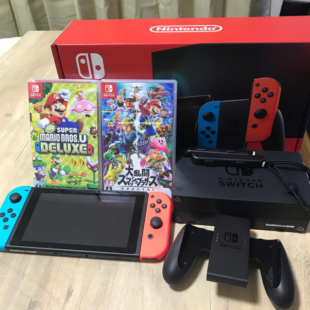 週末限定値下げ????美品✨任天堂Switch????スマブラ＆マリオ