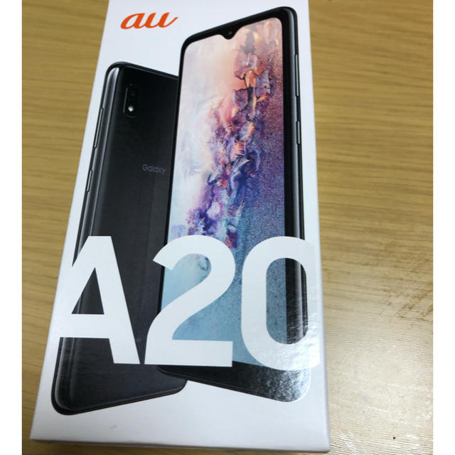 GALAXY A20 ブラック　新品未使用品　SIMロック解除済