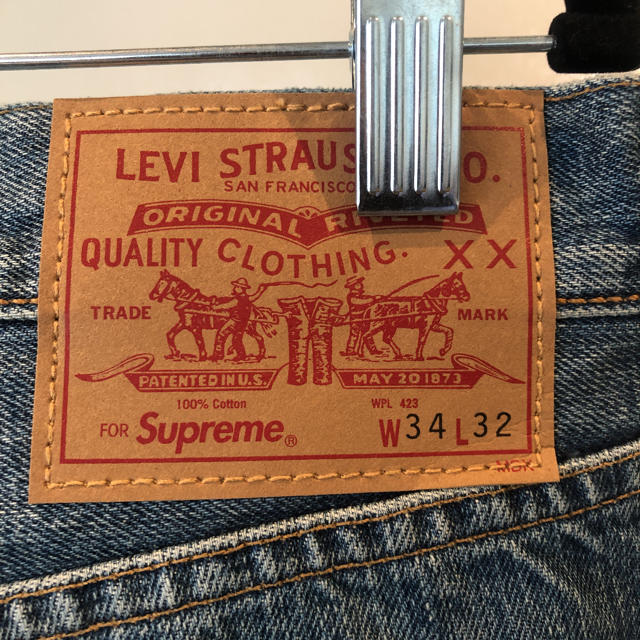 デニム/ジーンズsupreme Levi’s デニム 新品未使用