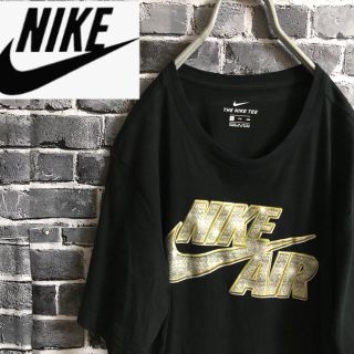 ナイキ(NIKE)の【激レア】古着 ナイキ AIR Tシャツ 半袖 デカロゴ ブラック 超美品 XL(Tシャツ/カットソー(半袖/袖なし))