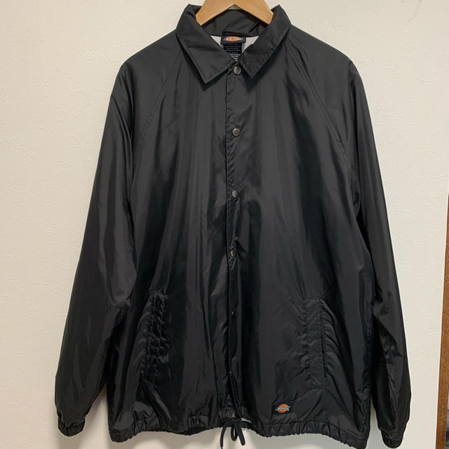 Dickies(ディッキーズ)のDickies コーチジャケット 黒 オーバーサイズ メンズのジャケット/アウター(ナイロンジャケット)の商品写真