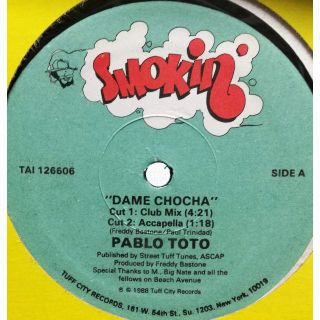 【廃盤12inch】Pablo Toto / Dame Chocha / Cho(その他)