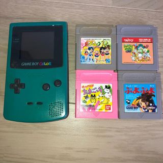 セーラームーン(セーラームーン)のゲームボーイカラー本体 ソフト セーラームーンR セット 中古品 送料込(携帯用ゲーム機本体)