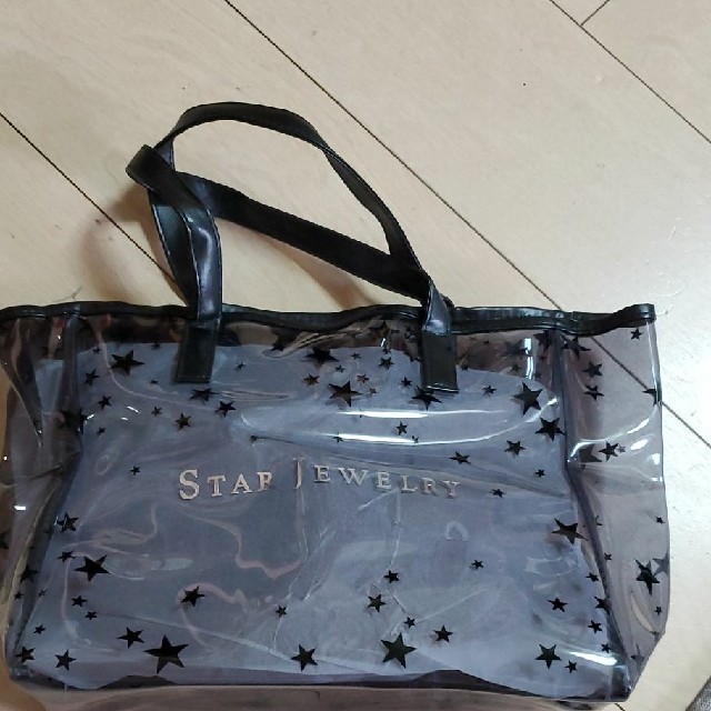 STAR JEWELRY(スタージュエリー)のスタージュエリー　ビニールトートバッグ レディースのバッグ(トートバッグ)の商品写真