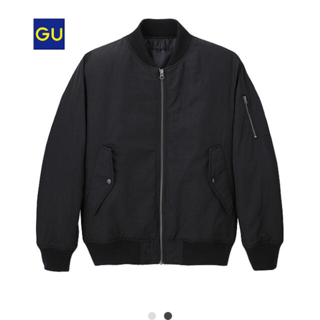 GU(ジーユー)のおたま様専用 GU MA-1 ブラックS レディースのジャケット/アウター(ブルゾン)の商品写真