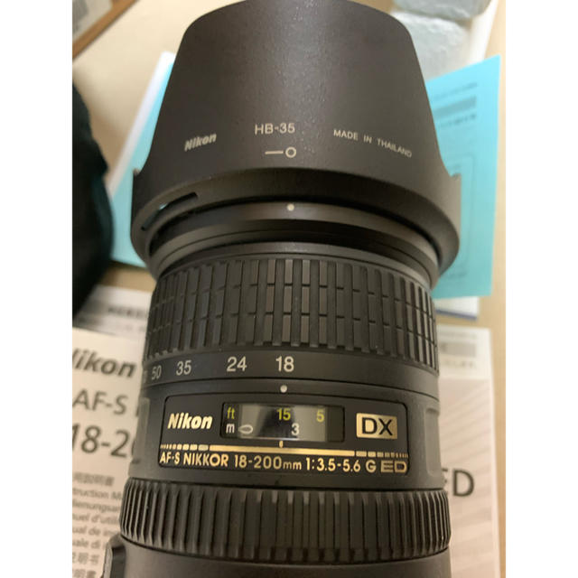 美品 af-s 18-200 nikkor 4段手ぶれ補正 ニコン 一眼レフ