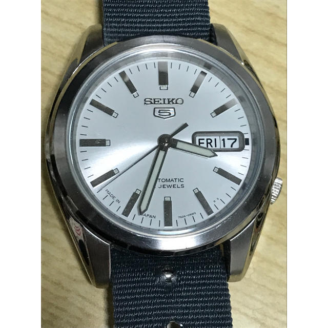 SEIKO(セイコー)の【英Phoenix社製 NATOベルト付】SEIKO 5 日本製 自動巻 腕時計 メンズの時計(腕時計(アナログ))の商品写真