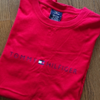 トミーヒルフィガー(TOMMY HILFIGER)のトミーフィルガー ビックシルエット Tシャツ 赤  90’s (Tシャツ/カットソー(半袖/袖なし))