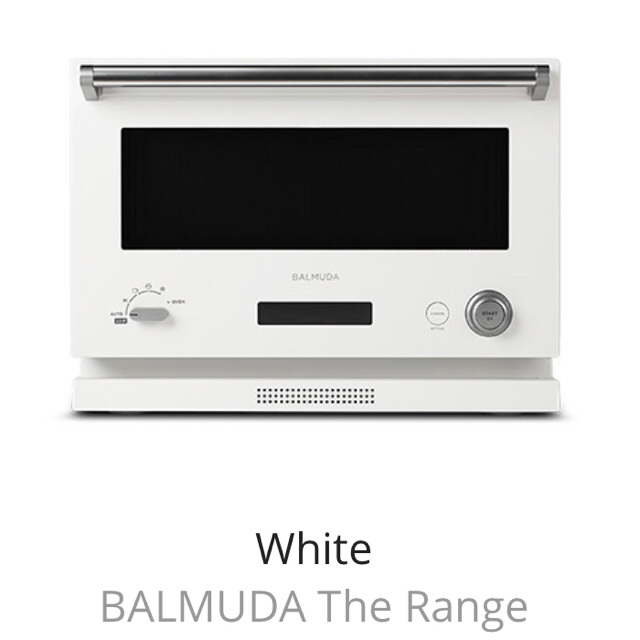 BALMUDA(バルミューダ)の専用ページ　BALMUDA バルミューダ Tge Range ホワイト スマホ/家電/カメラの調理家電(電子レンジ)の商品写真