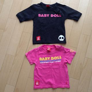 ベビードール(BABYDOLL)のBABY DOLEシャツセット(Tシャツ(長袖/七分))